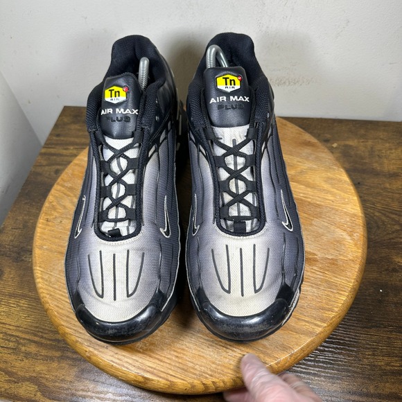 Nike Air Max Plus 3 Black Wolf Grey Silver CD7005-003 Mens Size 13 TN Sneakers - Picture 6 of 9